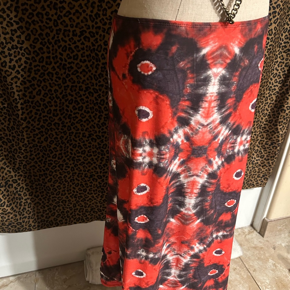 Omighty Vibrant Tie-Dye Maxi Skirt